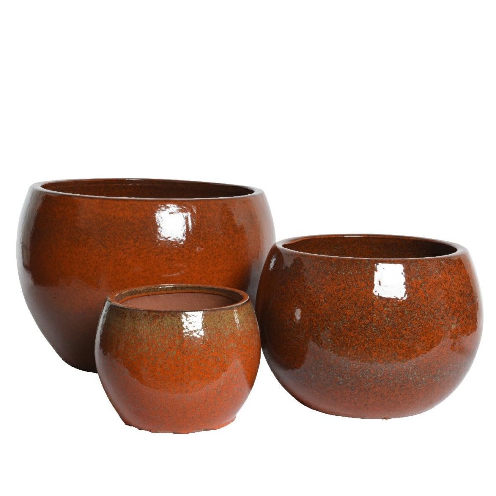 SET 3 CASPO' TERRACOTTA H38.5
